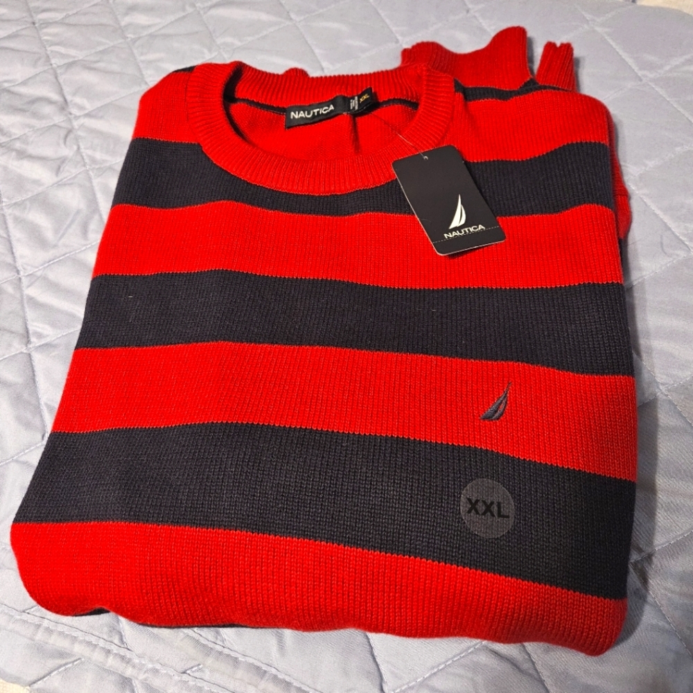 Men's Nautica Crewneck sweater XXL NWT